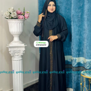120 Gher Borkha, 85 inch Hijab, Nikab Premium Quality Dubai Cheri borka2401