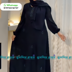 120 Gher Borkha, 85 inch Hijab, Nikab Premium Quality Dubai Cheri MCB2426
