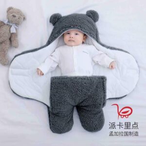 Baby blanket Sleeping Bag for Newborn Baby Ash
