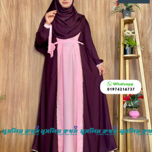 Extra koti, Borkha & Hijab Stylish Les Stone Dubai Chery Borkha 2516